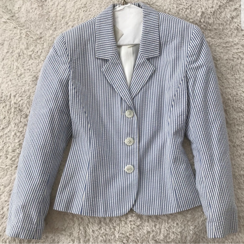 Brooks Brothers Striped Seersucker Jacket size 4P